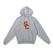 USC Trojans Team Trojan Oxford SC Interlock Tackle Twill Fleece Pullover Hoodie